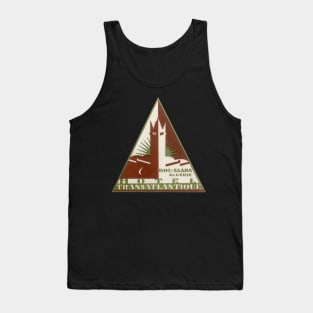 Vintage Travel Poster, Trans Atlantique Hotel, Algeria Tank Top